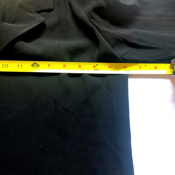 Harve Benard by Benard Holtzman black size 4 knee length jacket. - Picture 7 of 9